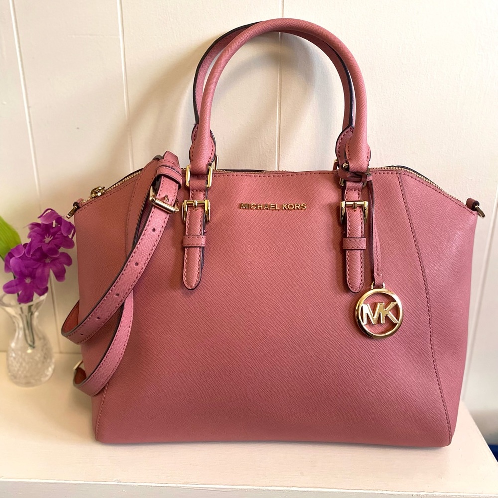 Michael Kors Ciara Dusty Rose Satchel